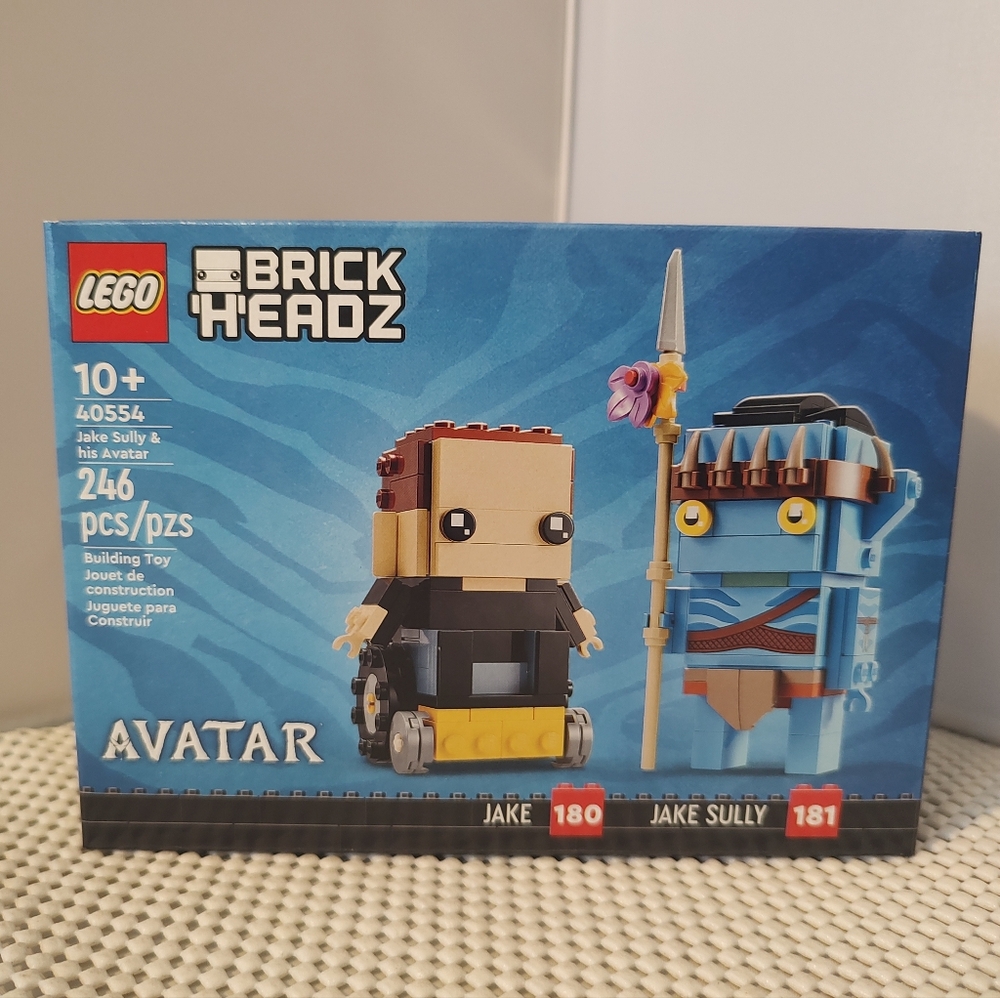 Lego 40554 Jake Sully & His Avatar Brick Headz NWT Building Toy Set